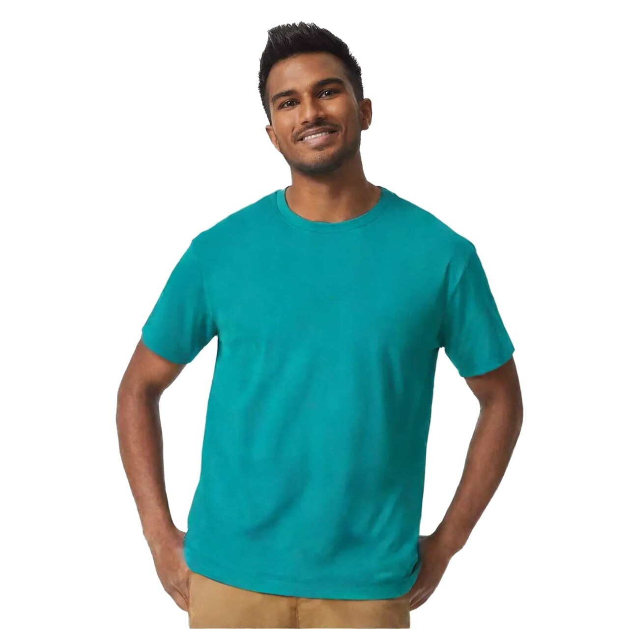 12 Pack: Gildan® Heavy Cotton Crewneck Short Sleeve T-Shirt Bundle for Bulk Wear & Custom Printing Tee